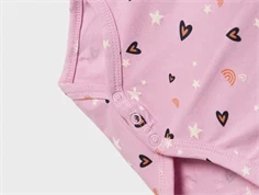 Name It pastel lavender hearts body